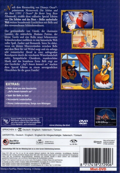 Die Schöne Und Das Biest Belles Zauberhafte Welt Das Filmsyndikat - Die Schöne und das Biest - Belles zauberhafte Welt